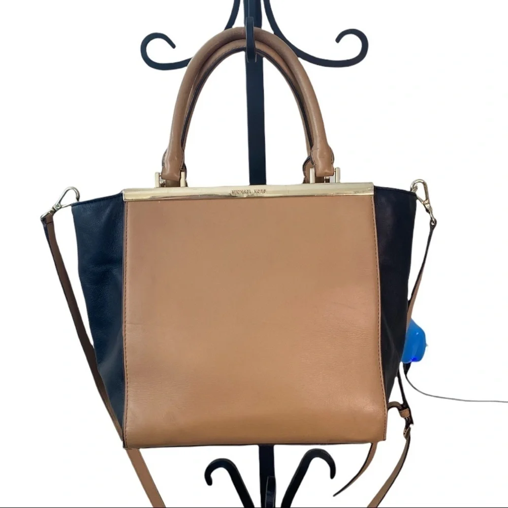 Michael Kors Lana Colorblock Leather Medium Bag